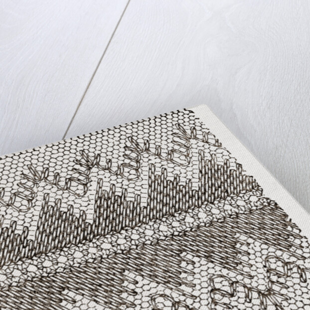 Design For Darning On Net by Anonymous