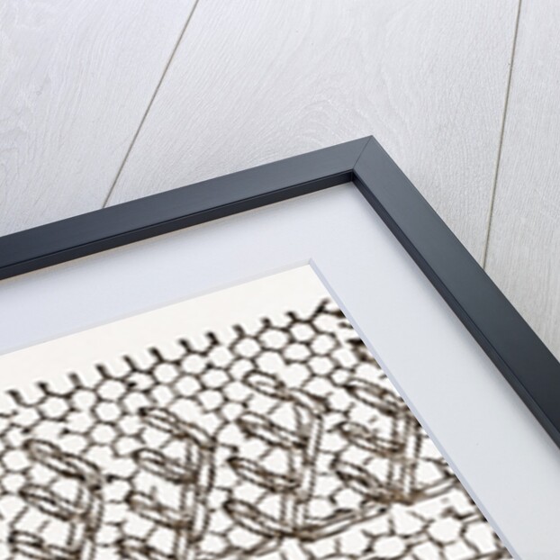 Design For Darning On Net by Anonymous
