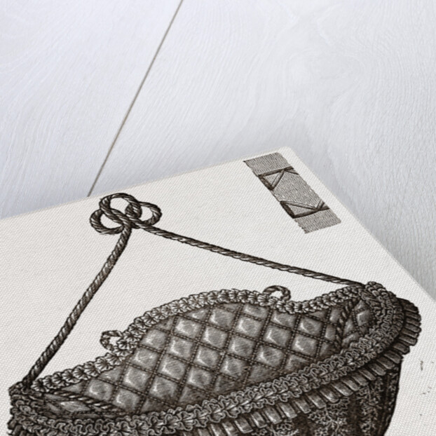 Embroidered Basket by Anonymous