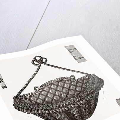 Embroidered Basket by Anonymous