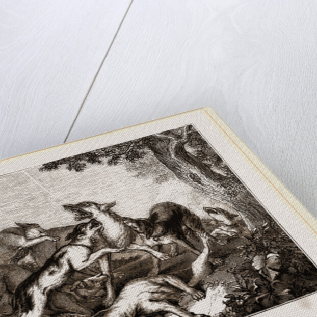 Wolf hunt, after Snyders by Anonymous