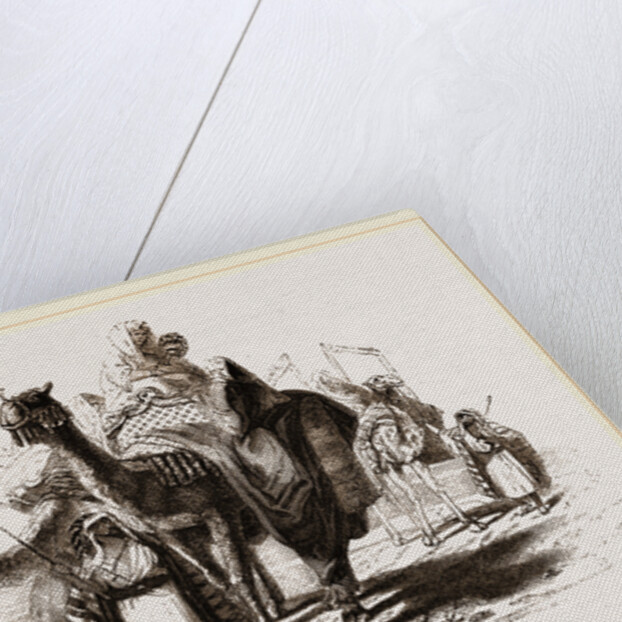 Nlounted Camels by Anonymous