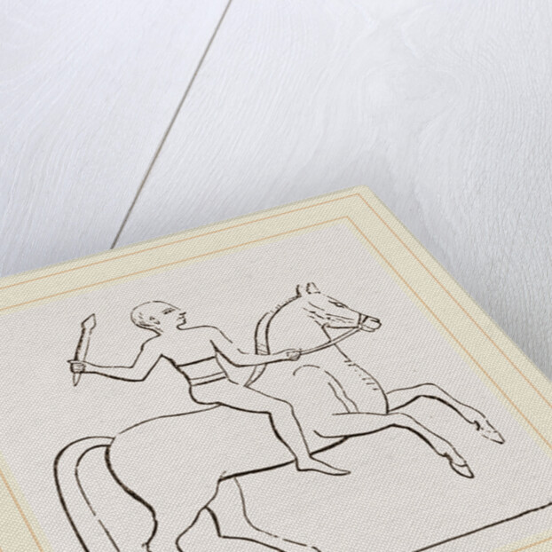 Egyptian Horseman by Anonymous