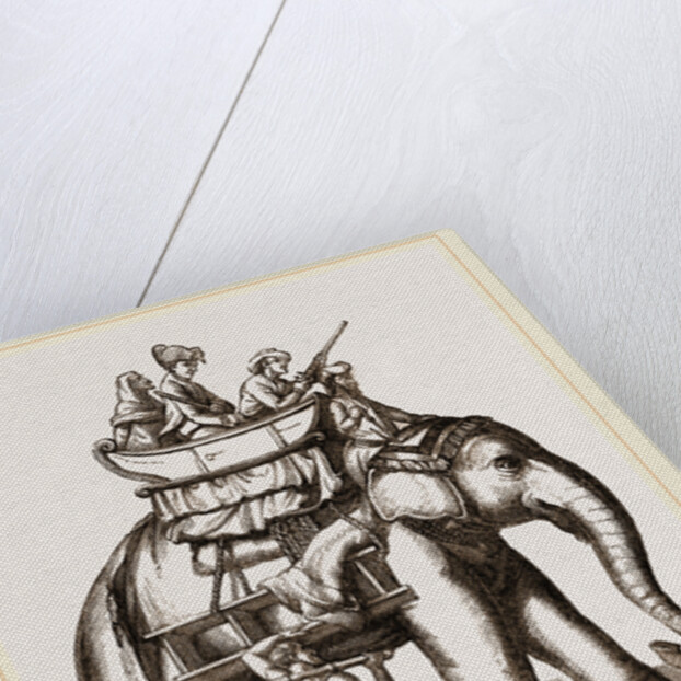 Hunters in a howdah by Anonymous