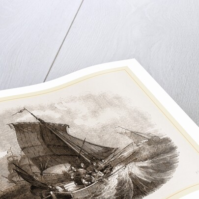 French boat angling for Mackerel by Anonymous