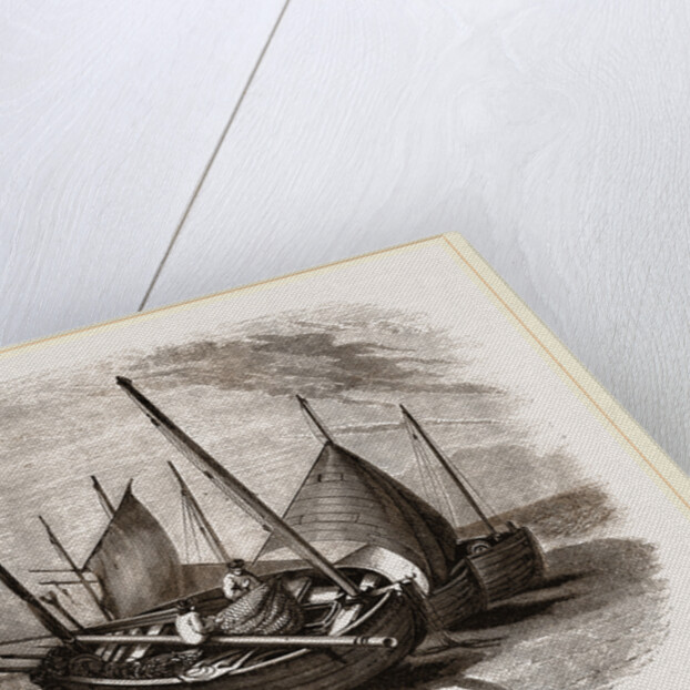 Fishing-boats at Hastings, UK by Anonymous