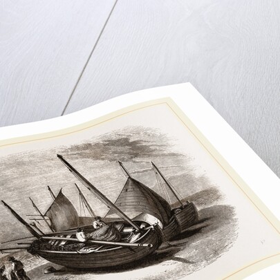 Fishing-boats at Hastings, UK by Anonymous