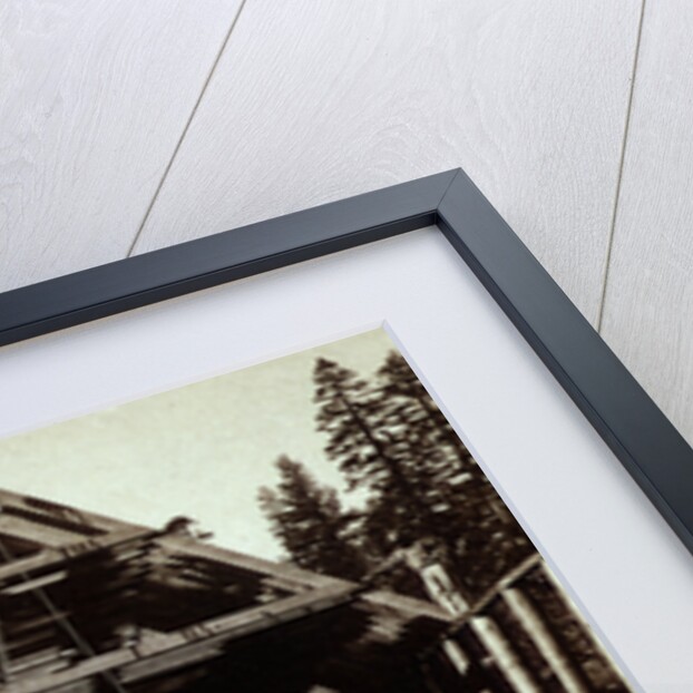 Constructing snow cover. Scene near the summit by Anonymous