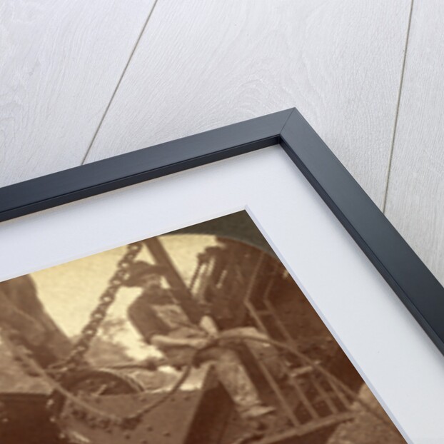 President Roosevelt running an American steam-shovel at Culebra Cut, Panama Canal by Anonymous