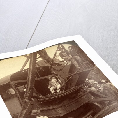 President Roosevelt running an American steam-shovel at Culebra Cut, Panama Canal by Anonymous