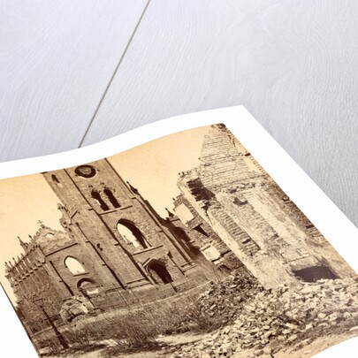 Ruins of Cathedral, Broad Street, front view by Anonymous