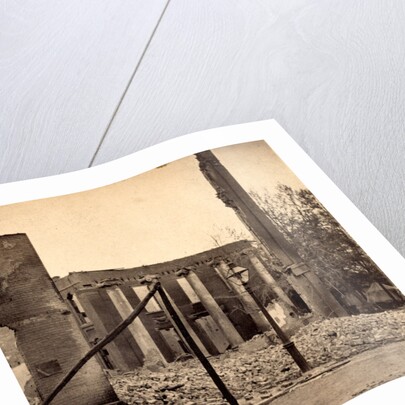 Court House, Chambersburg, Franklin Co., Pa., destroyed by the rebels under McCausland, July 30th, 1864 by Anonymous