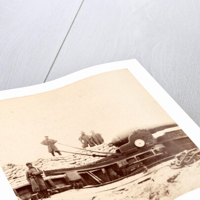 English Armstrong gun in Fort Fisher, N.C. by Anonymous