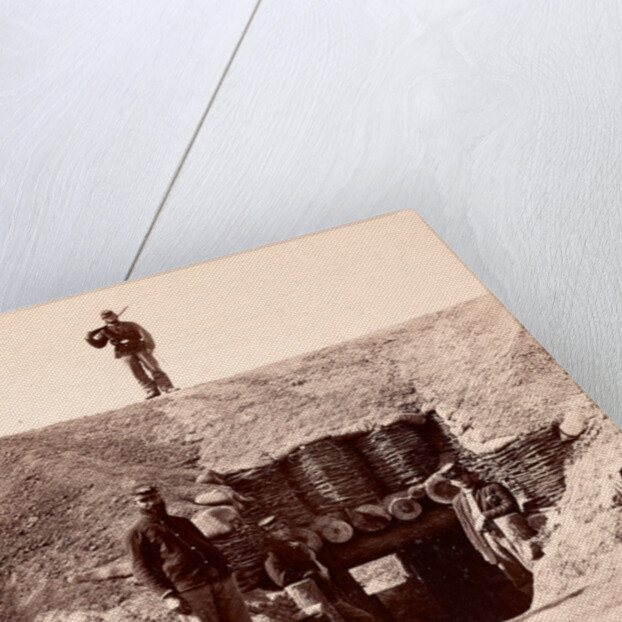 Powder magazine on the lines by Anonymous