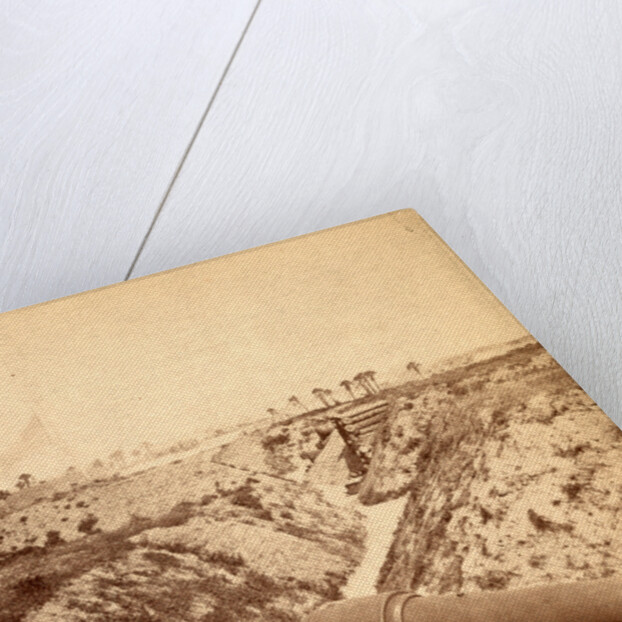 View from the parapet of Fort Moultrie, Charleston Harbor (i.e. Sullivan's Island), S.C., looking N.E. by Anonymous
