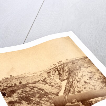 View from the parapet of Fort Moultrie, Charleston Harbor (i.e. Sullivan's Island), S.C., looking N.E. by Anonymous
