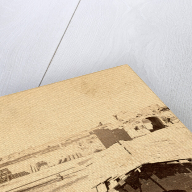 Interior view of Fort Moultrie, Charleston Harbor (i. e. Sullivan's Island), S.C., looking through the sallyport by Anonymous