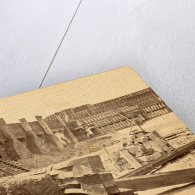 Interior of Fort Sumpte, S.C., looking south, showing officers' quarters by Anonymous