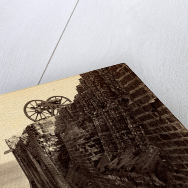 North wall of Fort Sumpte by Anonymous