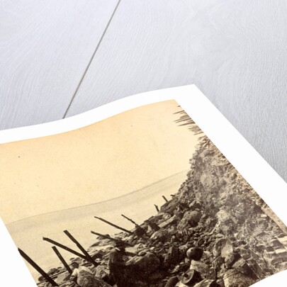 Sea face of Fort Sumpte, looking toward Morris Island by Anonymous