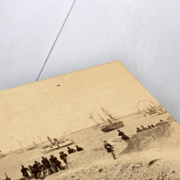 View from the parapet of Fort Sumpte, with Charleston in the distance by Anonymous