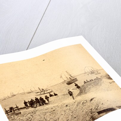 View from the parapet of Fort Sumpte, with Charleston in the distance by Anonymous