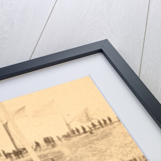 Interior of Fort Sumpte, Charleston Harbor, S.C., April 14th, 1865. Awaiting the arrival of Gen. Anderson and the invited guests to inaugurate the ceremony of raising the old flag by Anonymous