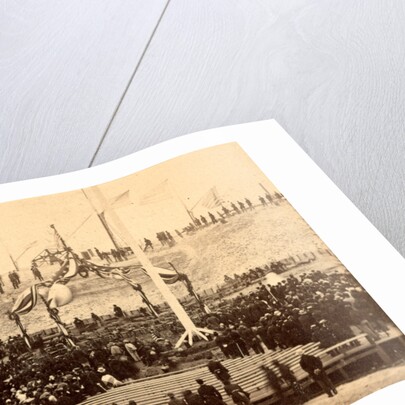 Interior of Fort Sumpte, Charleston Harbor, S.C., April 14th, 1865. Awaiting the arrival of Gen. Anderson and the invited guests to inaugurate the ceremony of raising the old flag by Anonymous
