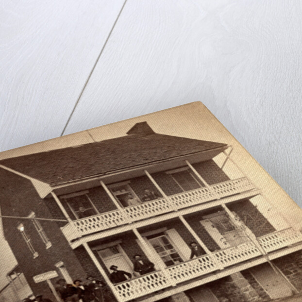 Battlefield Hotel, the outer post of sharp shooters, USA by Anonymous