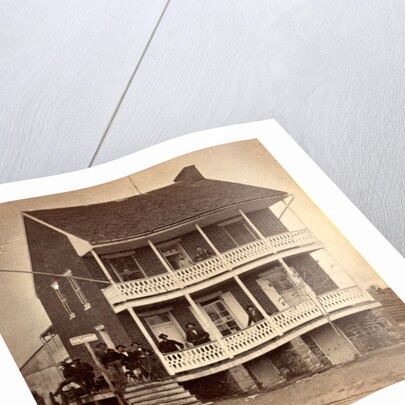 Battlefield Hotel, the outer post of sharp shooters, USA by Anonymous