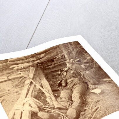Confederate dead on the battlefield, USA by Anonymous
