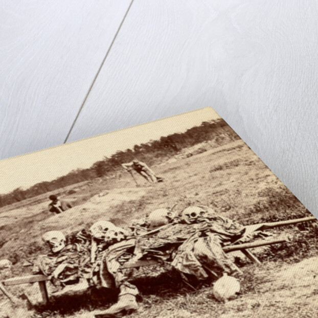 Collecting remains of the dead, USA by Anonymous