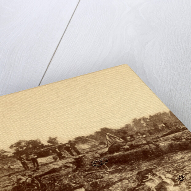 Confederate dead at Fort Robinette, Corinth, USA by Anonymous