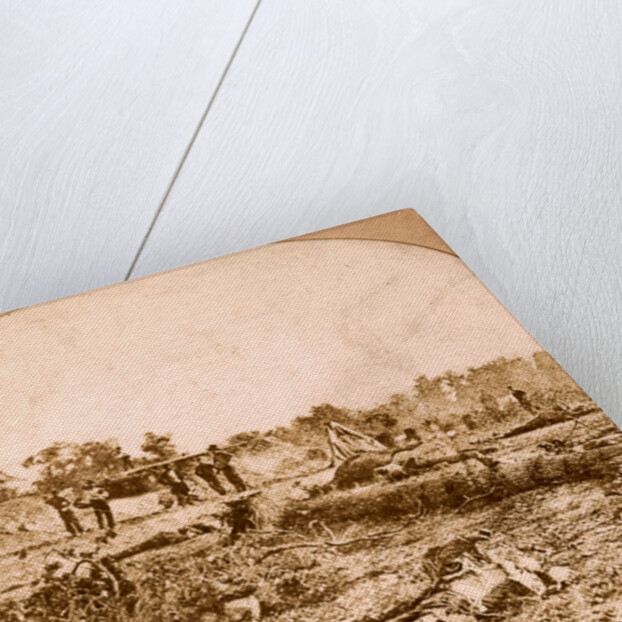 Confederate dead at Fort Robinette, Corinth, USA by Anonymous