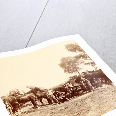 Army Blacksmith and Forge, Antietam, Sept, 1862, USA by Anonymous