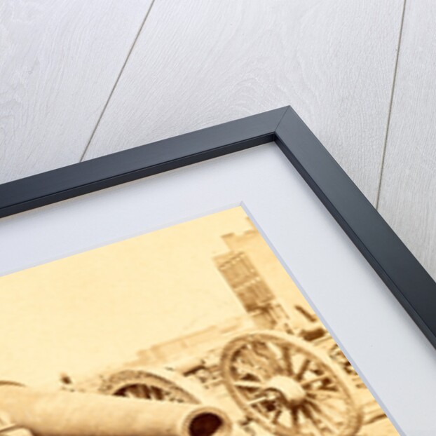 Captured seige guns, at Rocketts, Richmond, Va, USA by Anonymous