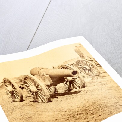 Captured seige guns, at Rocketts, Richmond, Va, USA by Anonymous