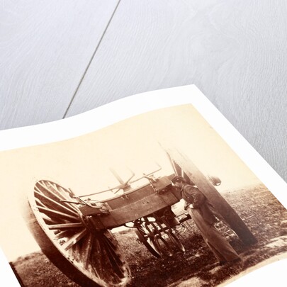 Sling cart for moving heavy cannon, USA by Anonymous