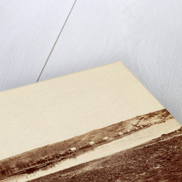 Wagon train crossing the Rappahannock River, USA by Anonymous