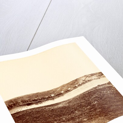 Wagon train crossing the Rappahannock River, USA by Anonymous