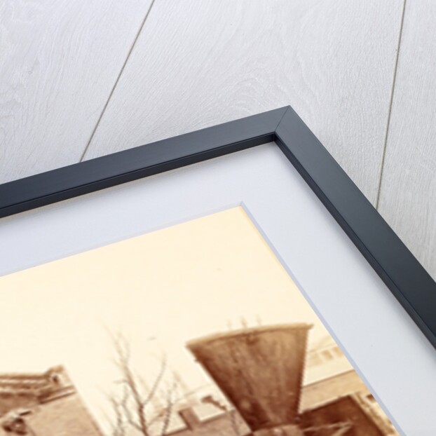 A crippled locomotive in Richmond, USA by Anonymous