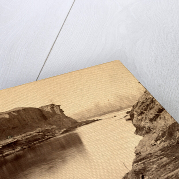 Dutch Gap Canal. Taken after the bank was blown out, USA by Anonymous