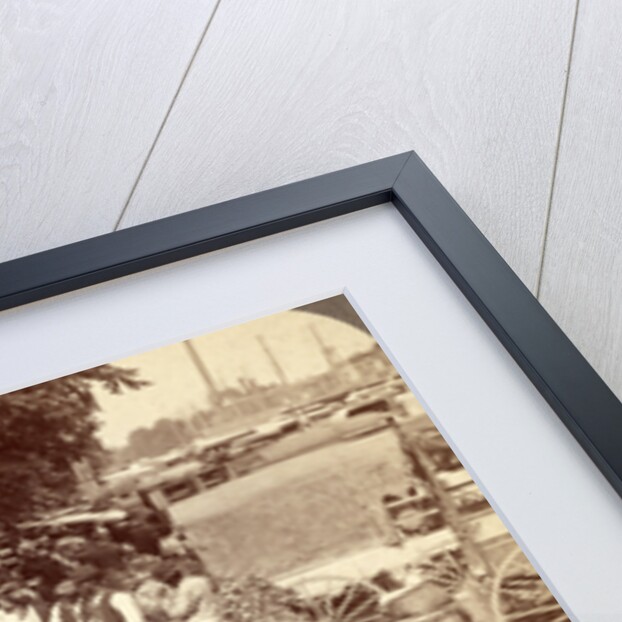 Fruits of the sunny south and their buyers, in famous old Centre Market by Anonymous