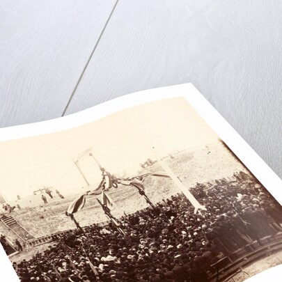 Raising the old flag over Fort Sumter, USA by Anonymous
