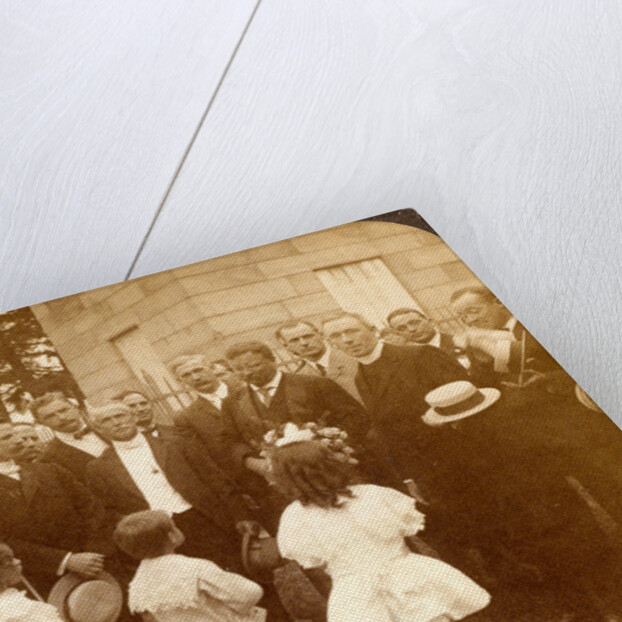 A tribute from the children to President Roosevelt at the monument, Wyoming, Pa., USA by Anonymous