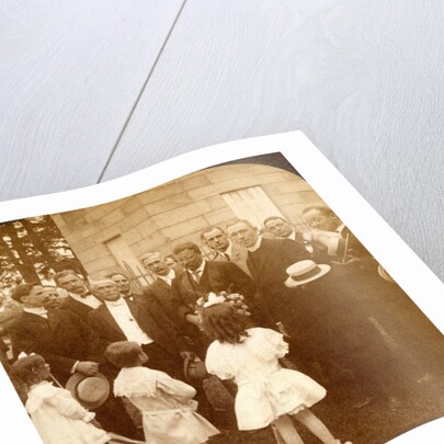 A tribute from the children to President Roosevelt at the monument, Wyoming, Pa., USA by Anonymous