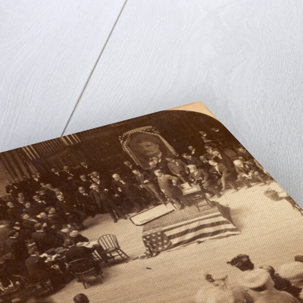 Major Jenkins receiving South Carolina's sword from President Roosevelt, Exposition Auditorium, Charleston, S.C., USA by Anonymous