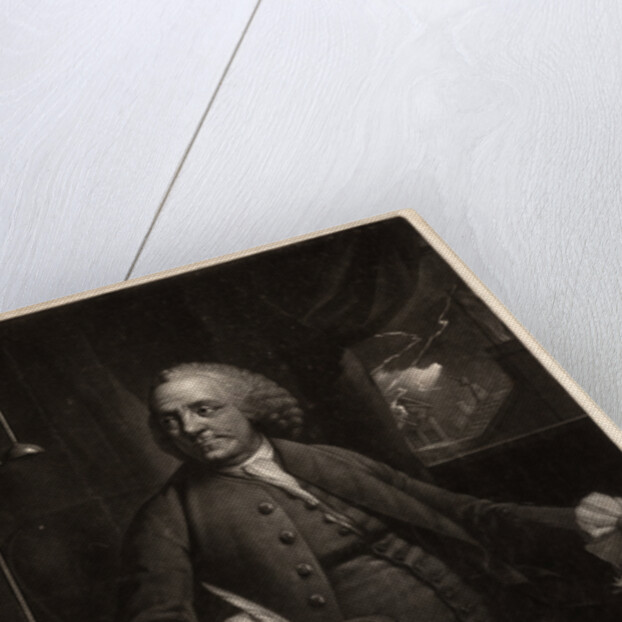 B. Franklin of Philadelphia L.L.D. F.R.S. by Edward Fisher