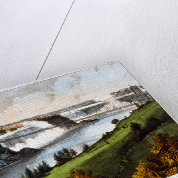 The new suspension bridge--Niagara Falls by Anonymous