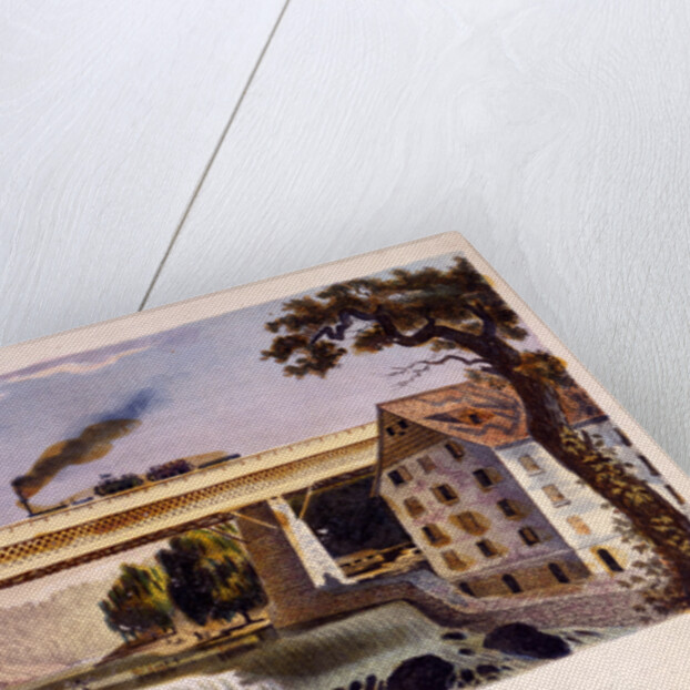 Railroad bridge over the Wissahickon near Manayunk by Anonymous